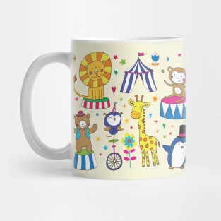 Circus Animals - Cute design by Cecca Designs Mug